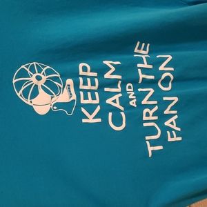 Large t-shirt ladies, blue